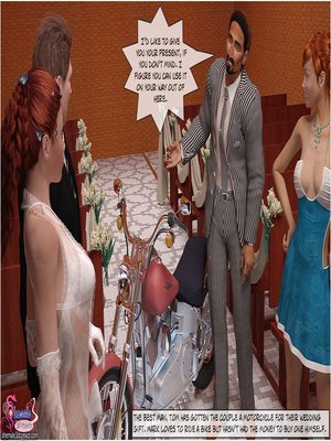 3D- Naughty Shemale Bride 08 3D Porn Comics comics