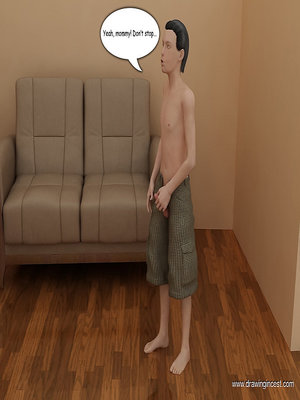 3DIncest- Mom being penetrated slowly by horny son 05 Incest Comics comics
