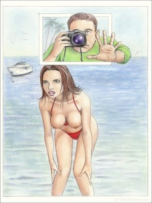 Adriana Lima- Sexy photo shoot, Sinful 04 Adult Comics comics
