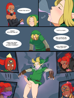 Porn Comics - Afrobull- Gerudo Zelda Alternate Destinies Adult Comics