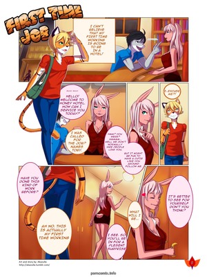 Porn Comics - Akazulla- First time Job Furry Comics