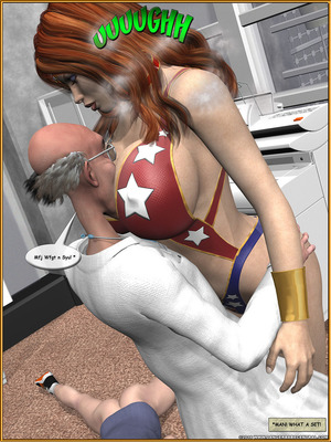 Alpha Woman- The Geek wins Day 87 3D Porn Comics comics