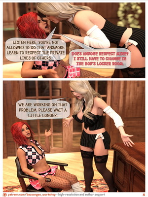 Bazoongas Workshop- Teacher’s Pet 09 3D Porn Comics comics