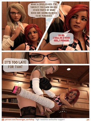 Bazoongas Workshop- Teacher’s Pet 37 3D Porn Comics comics