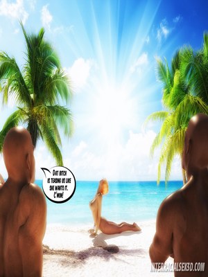 BBC Cum Slut On Vacation- InterracialSex3D 03 3D Porn Comics comics