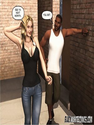 BlacknWhite-3D Parole Officer 32 Interracial Comics comics