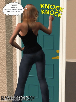 BlacknWhite-3D Parole Officer 37 Interracial Comics comics