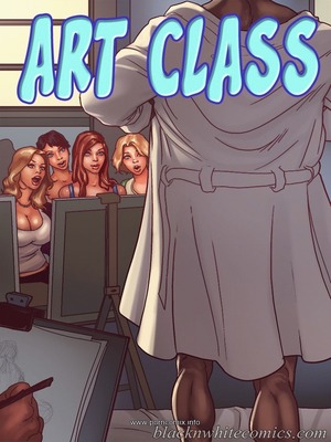 Porn Comics - BlacknWhite- Art Class- Bnw Interracial Comics