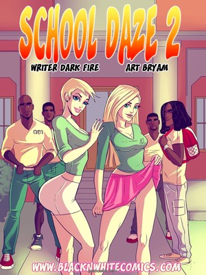 Porn Comics - BlacknWhite- School Daze 2 Interracial Comics