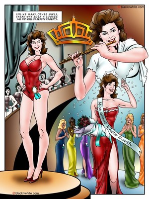 BlacknWhite- Snowbunny-White House 03 Interracial Comics comics