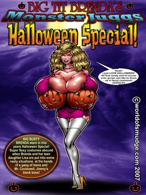Porn Comics - Brenda- Halloween Special-Smudge Interracial Comics
