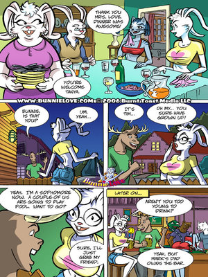 Bunnie Love 6-Old Flames Die Hard 19 Furry Comics comics