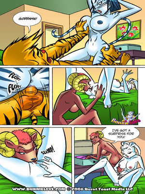 Bunnie Love 6-Old Flames Die Hard 40 Furry Comics comics