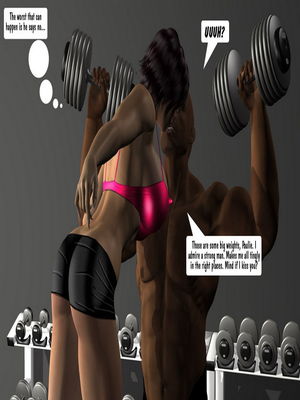 Cindy & Paul at the Gym 03 3D Porn Comics comics