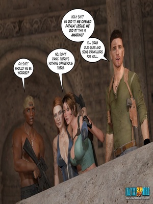 Clara Ravens 3- In The Past 175 3D Porn Comics comics