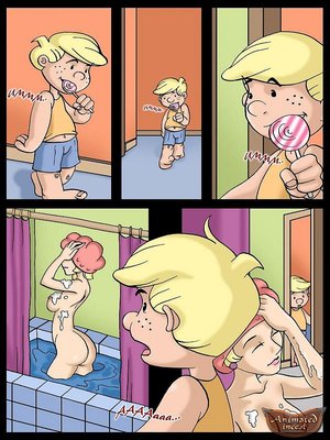 Porn Comics - Dennis- Sister in the shower Adult Comics