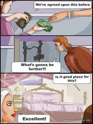 DrawingIncest- Son catches his mom finding satisfaction 02 Incest Comics comics