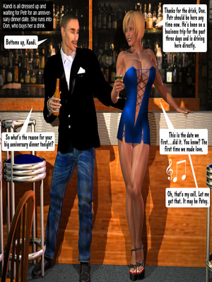 Porn Comics - Entropy – Hot Wife in Blue Dress 3D Porn Comics