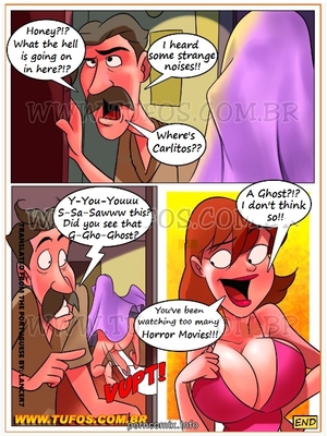 Family Sacana 13- Watching Horror Movie 14 Incest Comics comics