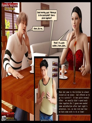 Family Secret- Nasty Weekend 17 3D Porn Comics comics