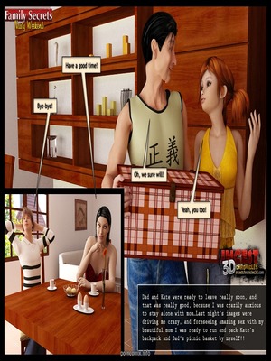 Family Secret- Nasty Weekend 19 3D Porn Comics comics
