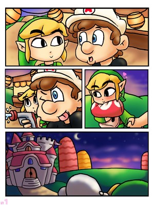 Porn Comics - First Kiss (Legend of Zelda,Super Mario Bros) Adult Comics