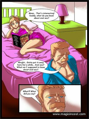 Porn Comics - First lesson in anal sex  Comics