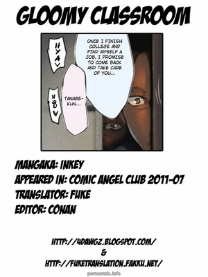 Gloomy Classroom- Inkey 09 Hentai Manga comics