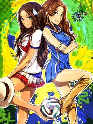 Hot Pinups- World Cup Girls 2014 06 Adult Comics comics