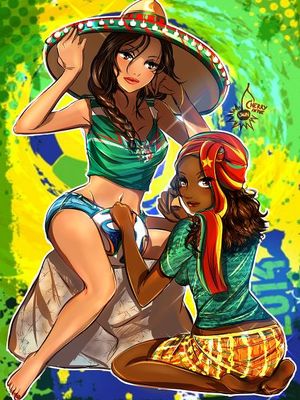 Hot Pinups- World Cup Girls 2014 08 Adult Comics comics