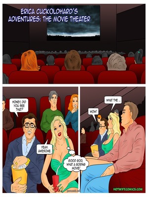 Porn Comics - Hot Wife- The Movie Theater  (Porncomics)