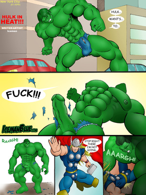 [Iceman Blue]- Hulk in Heat 02 Porncomics comics