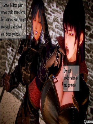 Illusion- Dark Knights 19 3D Porn Comics comics