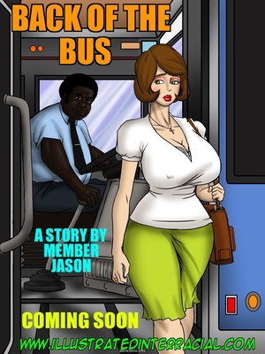 Porn Comics - illustrated interracial- Back Of The Bus Interracial Comics