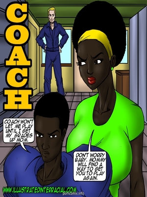 Porn Comics - illustrated interracial- Coach  (Interracial Comics)