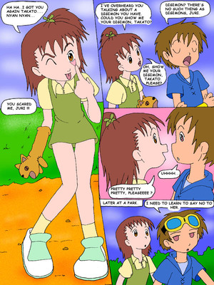 Juri, Meet Guilmon (Digimon) 03 Adult Comics comics