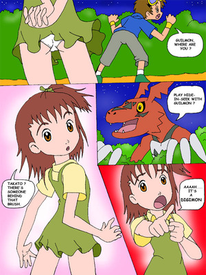 Juri, Meet Guilmon (Digimon) 04 Adult Comics comics