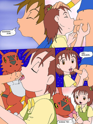 Juri, Meet Guilmon (Digimon) 11 Adult Comics comics