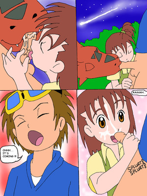 Juri, Meet Guilmon (Digimon) 13 Adult Comics comics
