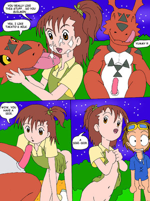 Juri, Meet Guilmon (Digimon) 14 Adult Comics comics