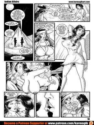 Karmagik- Indian Affairs 11 Adult Comics comics
