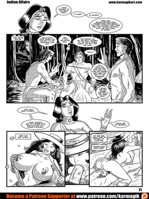 Karmagik- Indian Affairs 12 Adult Comics comics