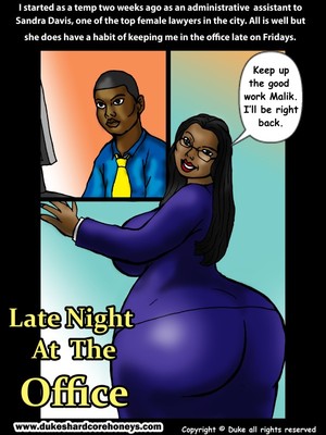 Porn Comics - Late Night at The Office- Duke Honey  (Interracial Comics)