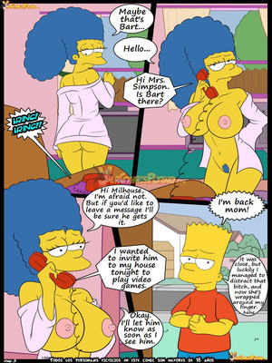 Learning with Mom- The Simpsons 04 Incest Comics comics
