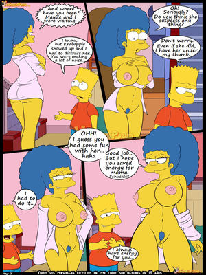 Learning with Mom- The Simpsons 05 Incest Comics comics