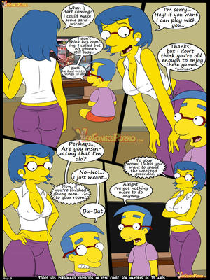 Learning with Mom- The Simpsons 07 Incest Comics comics