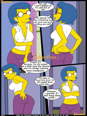 Learning with Mom- The Simpsons 08 Incest Comics comics