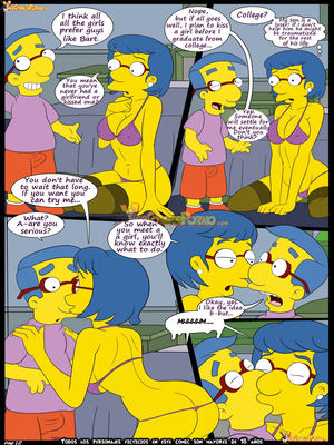 Learning with Mom- The Simpsons 12 Incest Comics comics