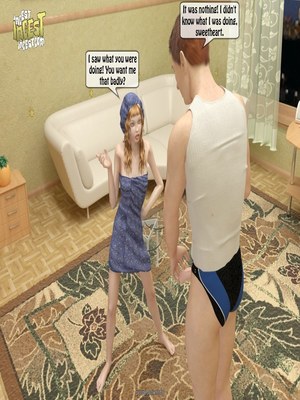 Lucky Daddy- Incest 11 3D Porn Comics comics