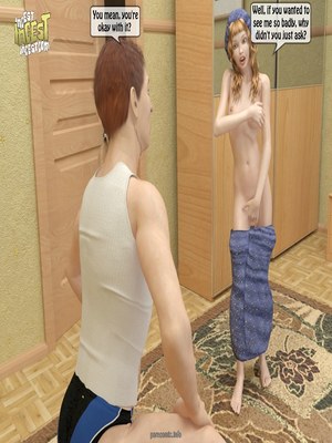 Lucky Daddy- Incest 12 3D Porn Comics comics